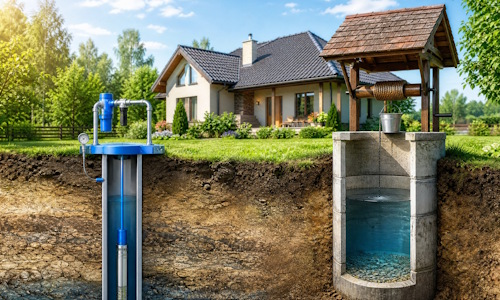 Автономное водоснабжение загородного дома Анапа: скважина или колодец